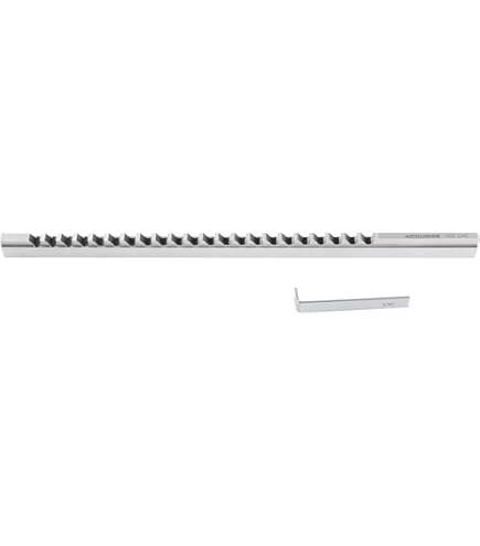 HAYさま HHIP 2006-1046 1/2 Inch D HSS Keyway Broach with 3 Shims