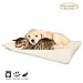 PARTYSAVING PET Palace Self Heating Snooze Pad Pet Bed Mat for Pets Cats Dogs and Kittens for Travel or Home, APL1344, White, Medium