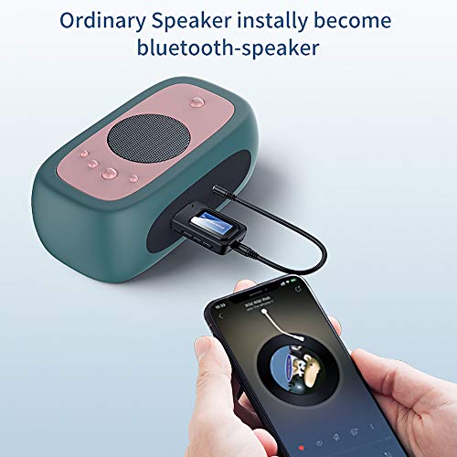 ZIIDOO Visualization Bluetooth Transmitter and Receiver,USB Bluetooth 5