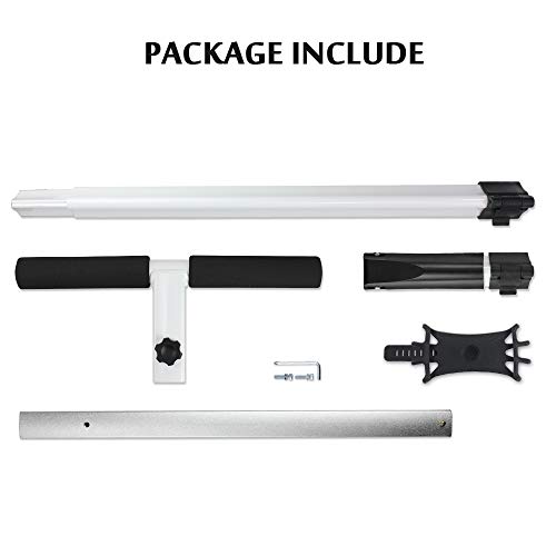 Dual Purpose Segway Handlebar for miniPRO miniLITE Ninebot S Scooter with Phone Mount, Handle Bracket with Knee Control, Self Balance Hoverboard Handle Bar Handle Bracket