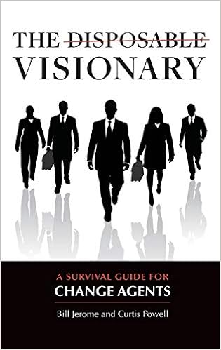 The Disposable Visionary A Survival Guide For Change Agents 9781440840364 Business Development Books Amazon Com