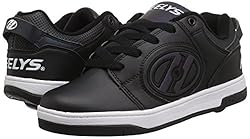Heelys Girls Voyager Tennis Shoe, Black