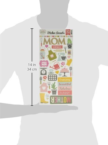 Echo Park Paper SW7101 N/A Beautiful Mom Stickers 6"X13"-,,