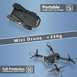 FLYVISTA Mini Drone with Camera for Adults