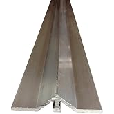 Gate V Track Aluminum 12ft in 2-6ft Sections for Sliding Driveway Gate Track
