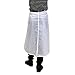 Rain Skirt Waterproof Lightweight Breathable Windproof, White