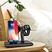 Charger Stand For Apple Watch Qi Wireless Charging Dock For iPhone X Station Holder, Support iPhone X/8/8 Plus & Samsung Galaxy S9/S9 Plus/Note 8, Support Apple Watch Series 3/2/1 & Nike, Black