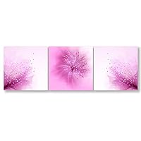 signwin-3 Piece Canvas Wall Art-Romantic Flower-Canvas Prints Home Artwork Decoration for Living Room,Bedroom - 12