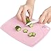 Lehoo Castle Ceramic Knife, Ceramic Scissors Baby Food, Fruit Peeler and Cutting Board 4 pcs Kitchen Set, Stainless Baby Scissors with Cover, Portable Safety Food Cutter (Pink)