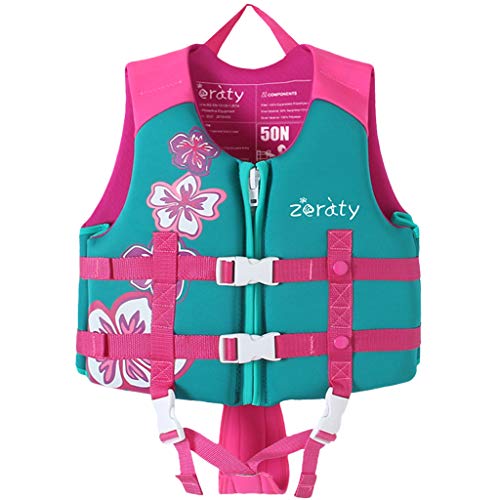 Zeraty Toddler Swim Vest Neoprene Kids Float Jacket