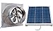 Solar Powered Attic Fan - 32 Watt Gable Exhaust Vent - Natural Light
