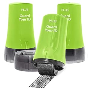 Guard Your ID Advanced Rollers Identity for Theft Prevention and Security (Regular 3-Pack, Green)