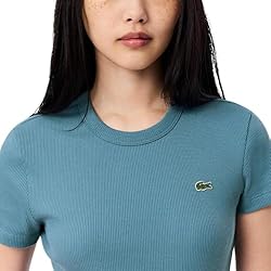 Lacoste Womens Crew Neck Short Sleeve Slim Fit