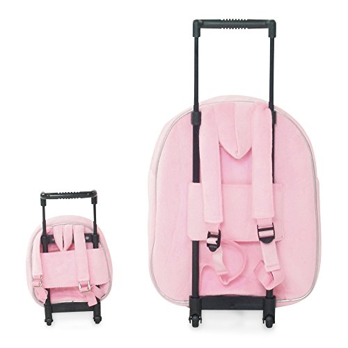 18 Inch Doll Rolling Luggage Child & Doll Matching Backpacks w/Trolleys Fits American Girl