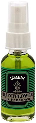 Blunt Flower Glass Bottle Oil Based Concentrated Air Freshener & Oil Burner, Jasmine, 1 oz