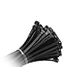 Cable Matters 200 Self-Locking 8-Inch Nylon Cable Ties in Black and White