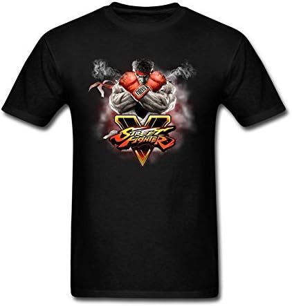 VinDT Men's Street Fighter V 5 Game Logo T-Shirts