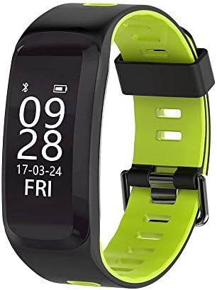 Smart Watch Heart Rate Monitor - Hathcack Ai01 Waterproof Bluetooth Heart Rate Blood Pressure Blood Oxygen Monitoring smart band Fitness Tracker Sports Bracelet-Green