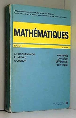 Download Mathématiques. tome 1 : eléments de calcul différentiel et intégral. PDF