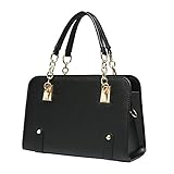 ILISHOP Women's New Fashion Shoulder Bags Top-handle Bags For Ladies Casual Cross-body Bags For Teens Hot Sale (Black)