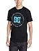 DC Men's Rebuilt 2 Short Sleeve Screen Tee, Black, Large