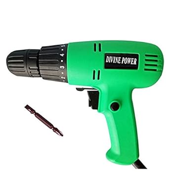 Inditrust Alloy Steel Reversible Electric Screwdriver Drill Machine with Torque Setting Facility and S2 65mm Hex Shank Phillips PH2, 10mm