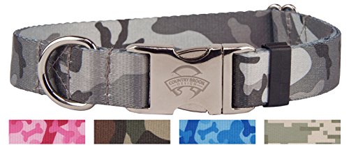Country Brook Design Urban Camo Premium Dog Collar - Large