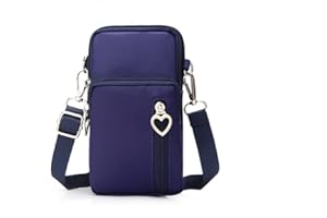 VAYTONG Small Cute Cellphone Crossbody Purse Bag for Samsung Galaxy Note 20 Ultra, S20 S21 S20+ S21+ Plus, FE, A11 A20S A21 A51 A71, S10 Lite, 9, LG Velvet, V60, K51, Stylo 6 Women Wallet Armband (Blue-#)