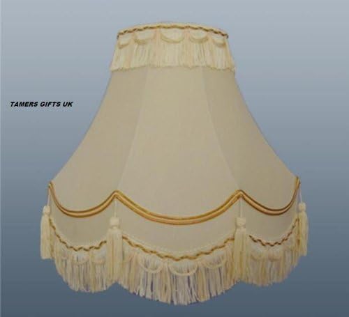 18" Traditional Fully Lined Cream/Gold Table LAMP Shade