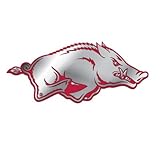 Arkansas Razorbacks Ultra Premium Metal Color Car Auto Emblem University of