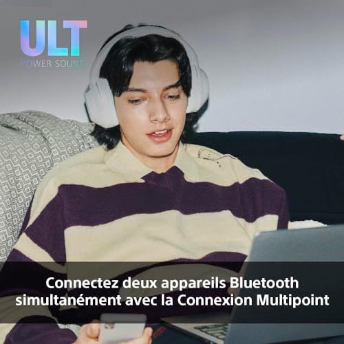 ULT Wear - Casque sans Fil Bluetooth avec ULT Power Sound, Basses Profondes, réduction de Bruit, qualité d'appel Claire, jusqu'à 30 Heures d'autonomie de la Batterie, iOS et Android - Gris Forêt