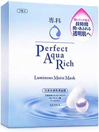 Senka Aqua Rich Mask Luminous Moist 7P Box
