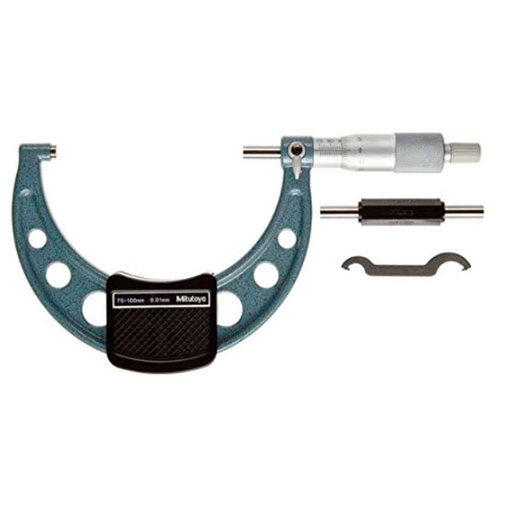 Mitutoyo 103-140-10 Micrometer 75-100mm,Pink