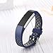 Maledan Replacement Bands Compatible for Fitbit Alta, Fitbit Alta HR and Fitbit Ace, Accessory Sport Bands Air-Holes Breathable Strap Wristbands with Stainless Steel Buckle, Blue/Gray, Small
