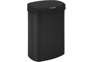 BestMassage 13 Gallon Trash Can Kitchen Wastebaskets Automatic Garbage Can with Lid Touch Free High-Capacity Motion Sensor fo