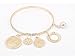 DOINSHOP New Useful Cute Nice Korean Style Girls Exquisite Coin Pearl Hollow Bracelet Jewelry (White)