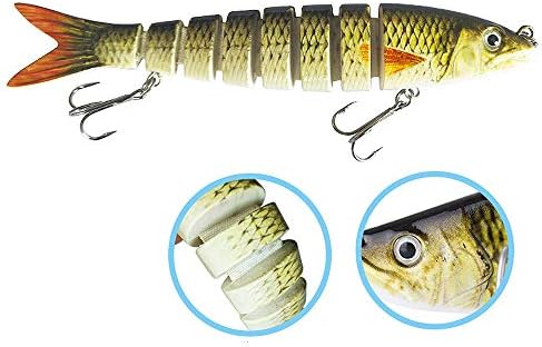 Juhuizhe Esca Da Pesca 3d A Forma Di Pesce Aspetto Realistico E Colorato Attrezzatura Da Pesca Con Ami Senza Erbacce Esche Artificiali Cfg1920q9j8m4658ln6 A1 13 5 Cm Amazon It Sport E Tempo Libero