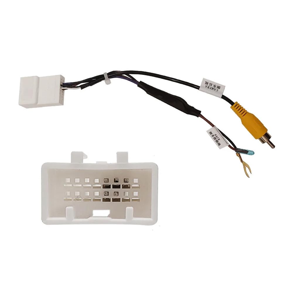 Photo 1 of 16Pin Retain OEM Fatory Car Parking Reverse Backup Rearview Camera Video Cable Converter Adapter Plug for Hyundai Kia