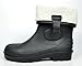 DREAM PAIRS Men's 0615W Water Proof Fur Interior Black Rubber Winter Snow Rain Boots 10 M US