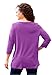Woman Within Women's Plus Size V-Neck 3/4 Sleeve Tee