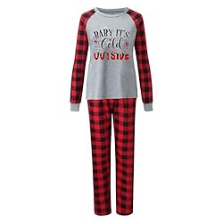 KASAAS Christmas Pajamas for Family Pjs Matching