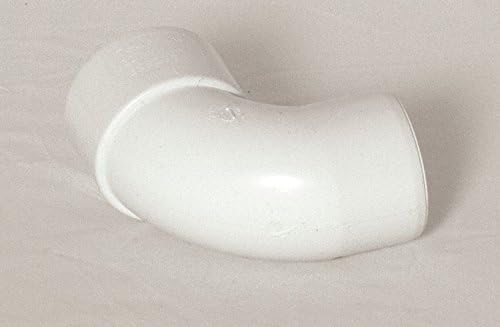 C - Solvent Weld 40mm Waste Pipe Conversion Bend - White, 40mm (43mm)