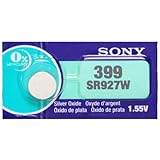Sony 399 (SR927W) 1.55V Silver Oxide 0%Hg Mercury Free Watch Battery (1 Battery)
