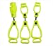 3x Yellow Glove Grabber Clip Holder Guard Work Safety Clip Glove Keeper