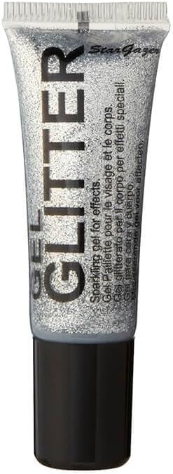 Stargazer Gel Glitter Silver Face Body Fine Nib Applicator Sparkle