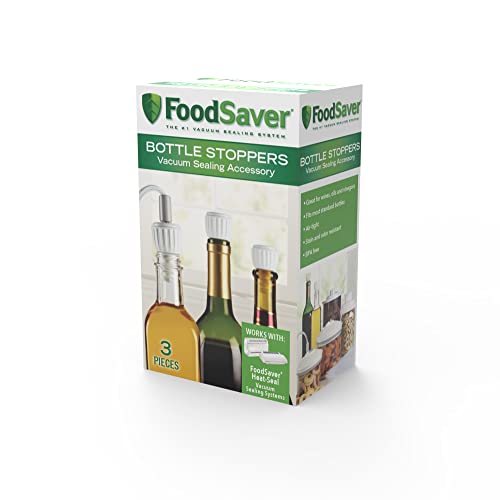 FoodSaver Bottle Stoppers, 3 Pack