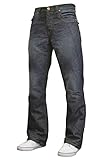 APT Mens Designer Branded Basics Regular Fit Bootcut Jeans, 28