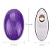 Adorime Clitoral Stimulator with Tongue Vibrator, Powerful Multi Speed Clit Vibrator with Heatable Silicone Tongue for Clitoris and Nipples Stimulation, Sturdy Oval Case, Removable Silicone Rim
