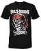 Harley-Davidson Men's Distressed Shady Skull Short Sleeve T-Shirt, Solid Black