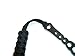 RedVex Zipper Pulls - Knife Lanyards - Equipment Lanyards - Paracord Cobra Style - Choose Your Color & Size (Qty 5) (Black, 4 inch)